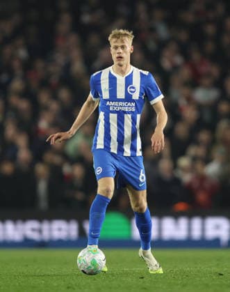 Premier League - Brighton & Hove Albion FC v Arsenal FC BRIGHTON, ENGLAND, MARCH 4: Jan Paul van Hecke of Brighton & Hove Albion during the match between Brighton & Hove Albion FC and Arsenal FC in the Premier League at the AMEX Community Stadium in Brighton, England, on March 4. (Photo by Daniel Weir) Brighton AMEX Community Stadium England Copyright: xDanielxWeir CrystalxPixx Sportspressphoto_SPR101879