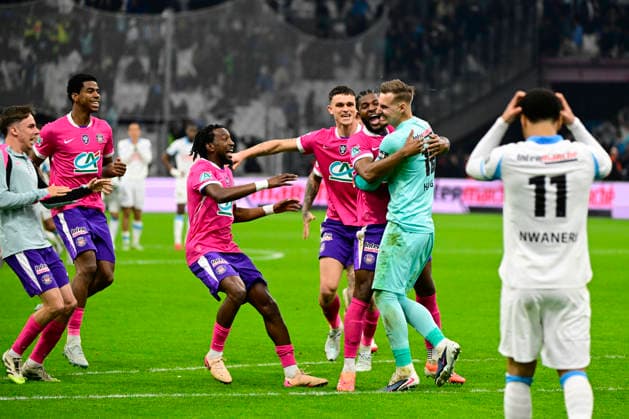 FOOTBALL : Olympique de Marseille VS Toulouse FC - Coupe de France - 04 03 2026 Joy Toulouse FC - Victory - Coupe de France match between Olympique de Marseille and Toulouse Football Club on Mars 4, 2026 at the Orange Velodrome Stadium in Marseille. MarseilleFrance  Copyright: xWilliamxCannarellax