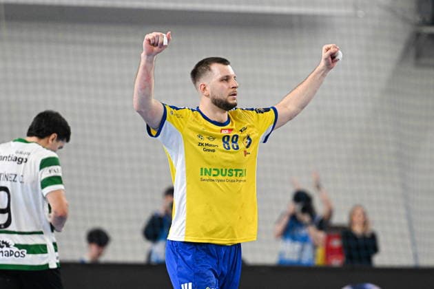 KIELCE 04.03.2026 MECZ 13. KOLEJKA LIGA MISTRZOW PILKA RECZNA MEZCZYZN SEZON 2025 2026 INDUSTRIA KIELCE - SPORTING LIZBONA --- MENS HALDBALL EHF CHAMPIONS LEAGUE SEASON 2025 2026 MATCH: INDUSTRIA KIELCE - SPORTING CLUBE DE PORTUGAL ALEKS VLAH FOT. MICHAL TRZPIS 400MM.PL NEWSPIX.PL --- newspix.pl 