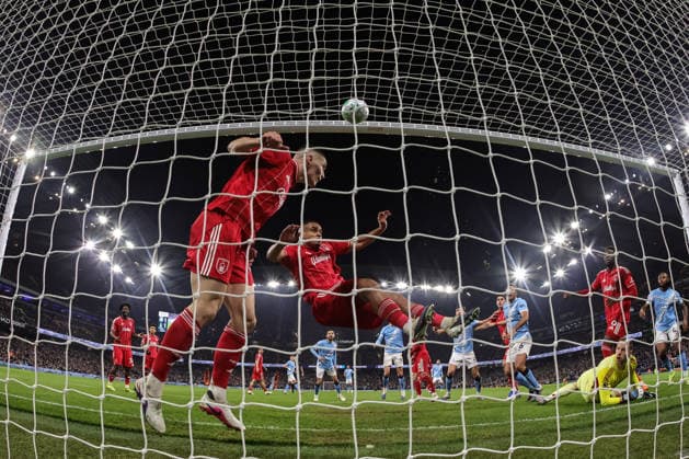 Manchester City v Nottingham Forest - Premier League Rodrigo of Manchester City scores to make it 2-1 during the Premier League match between Manchester City and Nottingham Forest at Etihad Stadium in Manchester, United Kingdom, on March 4, 2026. Manchester Greater Manchester United, ManU Kingdom  Copyright: xNewsxImagesx originalFilename:cosgrove-premierl260304_npITI.jpg