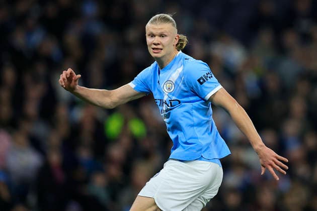 Manchester City v Nottingham Forest, Premier League Erling Haaland (9) of Manchester City during the Premier League match between Manchester City and Nottingham Forest at the Etihad Stadium, Manchester, UK on 4 March 2026. Manchester Etihad Stadium Manchester UK Editorial use only DataCo restrictions apply See www.football-dataco.com , Copyright: xConorxMolloyx PSI-23834-0116