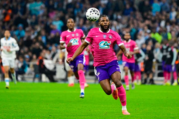 FOOTBALL : Olympique de Marseille VS Toulouse FC - Coupe de France - 04 03 2026 Mark McKenzie (Toulouse FC) - Coupe de France match between Olympique de Marseille and Toulouse Football Club on Mars 4, 2026 at the Orange Velodrome Stadium in Marseille. MarseilleFrance  Copyright: xWilliamxCannarellax