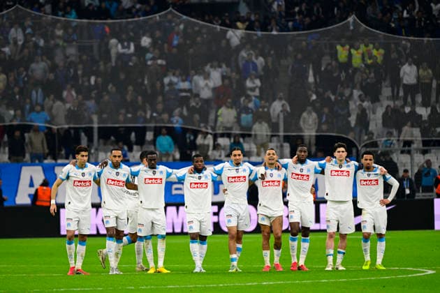 FOOTBALL : Olympique de Marseille VS Toulouse FC - Coupe de France - 04 03 2026 OM Team - Coupe de France match between Olympique de Marseille and Toulouse Football Club on Mars 4, 2026 at the Orange Velodrome Stadium in Marseille. MarseilleFrance  Copyright: xWilliamxCannarellax