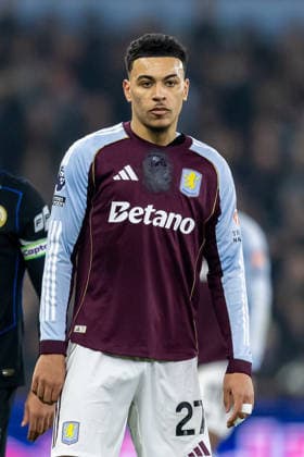 Aston Villa v Chelsea, Premier League Aston Villa midfielder Morgan Rogers (27) during the Premier League match between Aston Villa and Chelsea at Villa Park, Birmingham, UK on 4 March 2026. Birmingham Villa Park West Midlands UK Editorial use only DataCo restrictions apply See www.football-dataco.com , Copyright: xManjitxNarotrax PSI-23838-0098