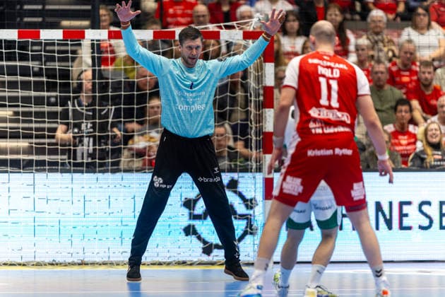 Aalborg Handball v Fuchse Berlin, EHF Champions League handball, Aalborg, Denmark Aalborg, Denmark. 04th, March 2026. Niklas Landin (1) of Aalborg Handball seen during the EHF Champions League match between Aalborg Handball and Fuchse Berlin at Sparekassen Danmark Arena in Aalborg. Denmark, Aalborg  Copyright: xGonzalesxPhoto MadsxAndersenx
