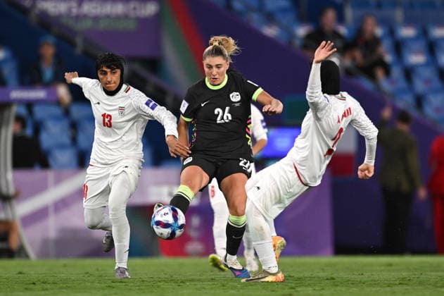 SOCCER ASIAN CUP IRAN AUSTRALIA, Remy Siemsen of Australia during the AFC Women™s Asian Cup Group A match between Iran and Australia at Cbus Super Stadium on the Gold Coast, Thursday, March 5, 2026. ( NO ARCHIVING, EDITORIAL USE ONLY GOLD COAST QUEENSLAND AUSTRALIA  Copyright: xDAVExHUNTx 20260305112081569638