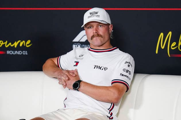 FORMULA ONE AUSTRALIAN GRAND PRIX 2026 Valtteri Bottas 77 (FIN) Cadillac F1 Team in a press conference, PK, Pressekonferenz during the Formula 1 Qatar Airways Australian Grand Prix 2026, 1st round of the 2026 Formula One World Championship, WM, Weltmeisterschaft from March 6 to 8, 2026 at the Albert Park Circuit, Melbourne, Australia. Credit: Robbie Hoad Every Second Media Editorial use only. All images are copyright Every Second Media Limited. No images may be reproduced without prior permission. Copyright: xIMAGO EveryxSecondxMediax ESM-1841-0091 RobbiexHoadx xEveryxSecondxMediax