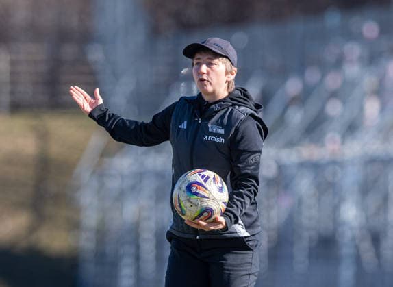 Fußball, Frauen, Testspiel, Saison 2025 2026, FC Viktoria 1889 Berlin - 1. FC Union Berlin, Trainerin Ailien Poese (1. FC Union), 05.03.2026, Copyright: xSebastianxRäppold MatthiasxKochx