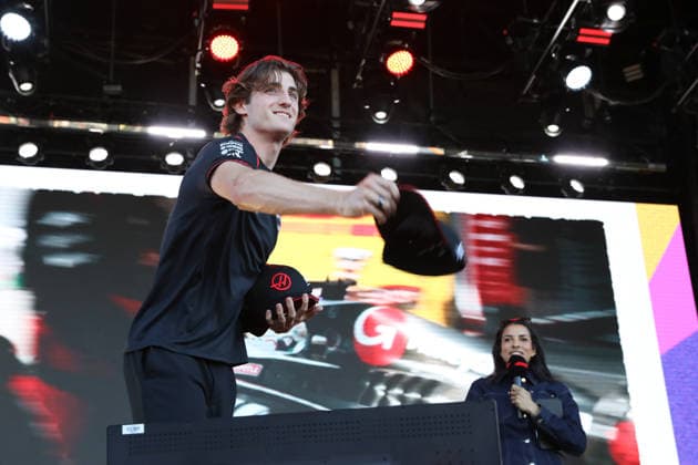March 5, 2026: JACK DOOHAN of Team HAAS on stage at the Fan Forum Event at the 2026 Australian Formula 1 Grand Prix on March 05, 2026 in Melbourne, Australia F1 2026: Australian Grand Prix  - ZUMAa155 20260305_aaa_a155_049 Copyright: xChristopherxKhouryx