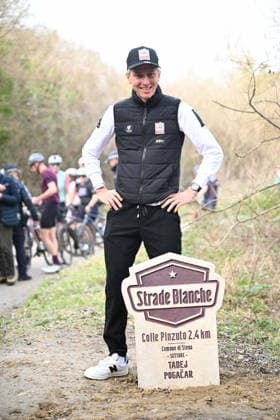 05-03-2026 Allenamento Strade Bianche 2026; 2026, Uae Emirates - Xrg; Pogacar, Tadej; Colle Pinzuto; 