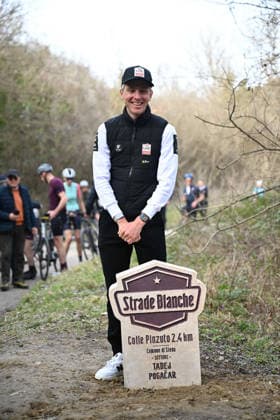 05-03-2026 Allenamento Strade Bianche 2026; 2026, Uae Emirates - Xrg; Pogacar, Tadej; Colle Pinzuto; 