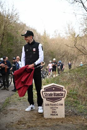 05-03-2026 Allenamento Strade Bianche 2026; 2026, Uae Emirates - Xrg; Pogacar, Tadej; Colle Pinzuto; 