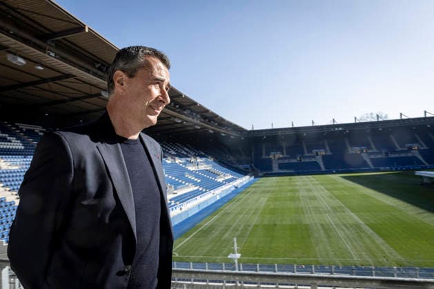 FOOTBALL : visite des coulisses et du parcours musÃ al du Stade de la Meinau Strasbourg - 05 03 26 Racing Strasbourg lancement de son Stadium Tour une visite des coulisses et du parcours musÃ al du Stade de la Meinau Marc Keller (prÃ sident du Racing)  Copyright: xelyxandroxcegarrax