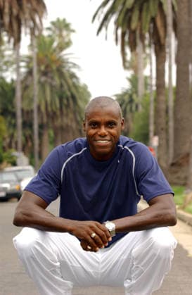 Nov 13, 2006 - Pacific Palisades, California, USA - Olympic medalist CARL LEWIS poses for pictures to promote his Carl Lewis Family Fitness Day. Copyright: xRichxSchmittx