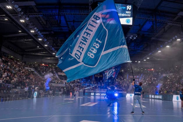 DAIKIN Handball Bundesliga: TVB Stuttgart vs. THW Kiel; 05.03.2026 Stuttgart, GERMANY - 05. März 2026: Die Porsche-Arena während dem Opening zu dem Match zwischen dem TVB Stuttgart und dem THW Kiel am 24. Spieltag der Daikin Handball Bundesliga in der Porsche-Arena. Copyright: xBEAUTIFULxSPORTS Steinx