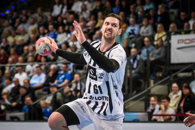 Hendrik Pekeler (THW Kiel, 61) GER, TVB Stuttgart - THW Kiel, DAIKIN HBL, Handball, Bundesliga, 24. Spieltag, Spielzeit 2025 2026, 05.03.2026 GER, TVB Stuttgart - THW Kiel, DAIKIN HBL, Handball, Bundesliga, 24. Spieltag, Spielzeit 2025 2026, 05.03.2026 Stuttgart Copyright: xSandyxDinkelackerx EP_SDR