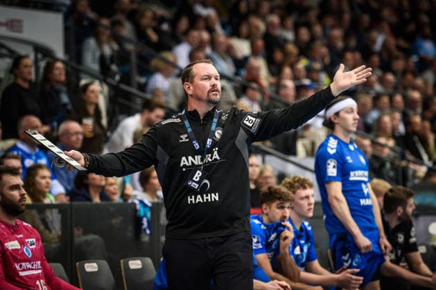 Misha Kaufmann (TVB Stuttgart, Trainer) GER, TVB Stuttgart - THW Kiel, DAIKIN HBL, Handball, Bundesliga, 24. Spieltag, Spielzeit 2025 2026, 05.03.2026 GER, TVB Stuttgart - THW Kiel, DAIKIN HBL, Handball, Bundesliga, 24. Spieltag, Spielzeit 2025 2026, 05.03.2026 Stuttgart Copyright: xSandyxDinkelackerx EP_SDR