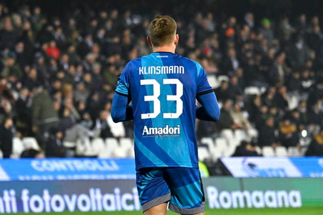 JONATHAN KLINSMANN, Cesena, Serie B 2025-26, Cesena-Monza 1-3, azione, action, single shot SERIE B 2025-26 CESENA-MONZA 1-3