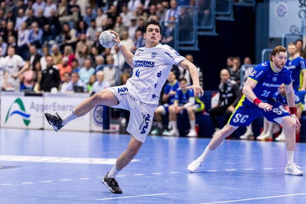DAIKIN Handball-Bundesliga VfL Gummersbach - TBV Lemgo Lippe; 05.03.2026 Samuel Zehnder (TBV Lemgo Lippe, 4) wirft einen Siebenmeter DAIKIN Handball-Bundesliga VfL Gummersbach - TBV Lemgo Lippe; Gummersbach, Schwalbe arena am 05.03.2026 Copyright: xBEAUTIFULxSPORTS Wunderlx