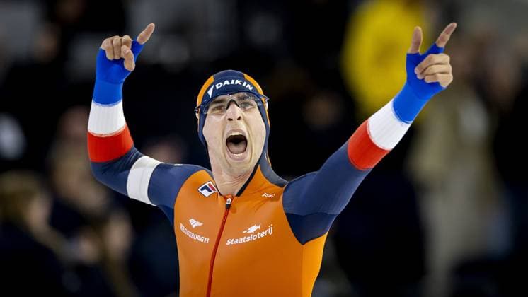 HEERENVEEN - Jenning De Boo (NED) in action in the men s 500-meter sprint during the first day of the World Allround and Sprint Championships at the Thialf ice stadium. SEM VAN DER WAL ANP xVIxANPxSportx xxANPxIVx 552523678 originalFilename: 552523678.jpg