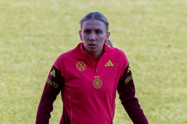 05.03.2026, xgrfx, Fussball Training , Deutsche Frauennationalmannschaft v.l. Elisa Senß (Deutsche Frauennationalmannschaft) (DFL DFB REGULATIONS PROHIBIT ANY USE OF PHOTOGRAPHS as IMAGE SEQUENCES and or QUASI-VIDEO) Dresden