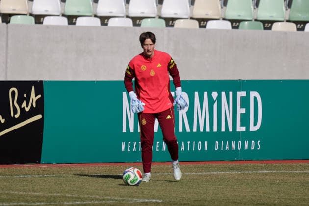 05.03.2026, xgrfx, Fussball Training , Deutsche Frauennationalmannschaft v.l. Ann-Kathrin Berger (Deutsche Frauennationalmannschaft) (DFL DFB REGULATIONS PROHIBIT ANY USE OF PHOTOGRAPHS as IMAGE SEQUENCES and or QUASI-VIDEO) Dresden