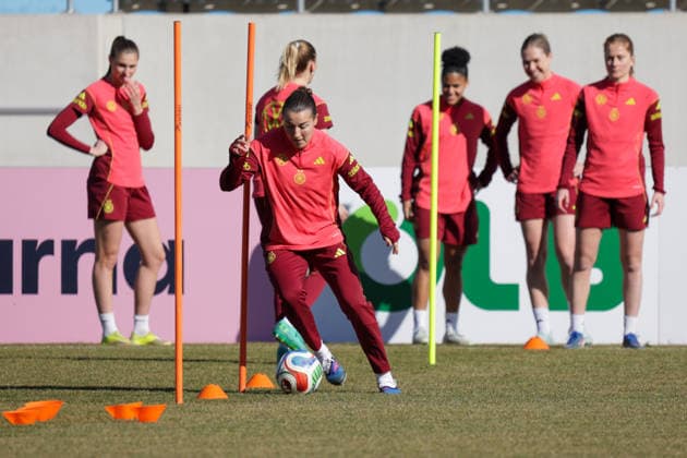 05.03.2026, xgrfx, Fussball Training , Deutsche Frauennationalmannschaft v.l. Carlotta Wamser (Deutsche Frauennationalmannschaft) (DFL DFB REGULATIONS PROHIBIT ANY USE OF PHOTOGRAPHS as IMAGE SEQUENCES and or QUASI-VIDEO) Dresden