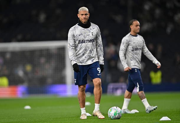 Spurs vs Crystal Palace, Premier League Richarlison of Tottenham Hotspur before the Spurs vs Crystal Palace, Premier League match at the Tottenham Hotspur Stadium London. London Tottenham Hotspur Stadium UK Copyright: xMartinxDaltonx Spurs_vs_CrystalPalace_050326_MD_002