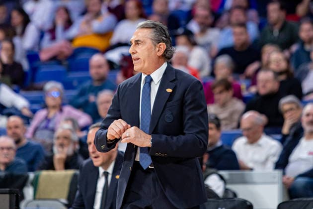 2026 Euroleague basketball Real Madrid v Virtus Bologna March 5th; 5th March 2026; Movistar Arena; Madrid, Spain; Euroleague Basketball; Spain, Real Madrid vs Virtus Bologna; Sergio Scariolo (coach Real Madrid) Madrid Spain Basketball Copyright: xAlbaxPachecox xAgenciaxLOFx