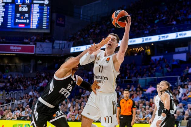 2026 Euroleague basketball Real Madrid v Virtus Bologna March 5th; 5th March 2026; Movistar Arena; Madrid, Spain; Euroleague Basketball; Spain, Real Madrid vs Virtus Bologna; Mario Hezonja Madrid Spain Basketball Copyright: xAlbaxPachecox xAgenciaxLOFx