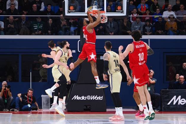 Josh Nebo (EA7 Emporio Armani Olimpia Milano) during EA7 Emporio Armani Milano vs FC Barcellona, Basketball Euroleague match in Assago (MI), Italy, March 05 2026  Copyright: xSavinoxPaolella IPAxSportx xipa-agency.netx xx IPA_72428584 IPA_Agency_IPA72428584