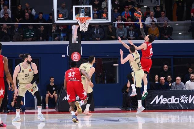 Leandro Bolmaro (EA7 Emporio Armani Olimpia Milano) during EA7 Emporio Armani Milano vs FC Barcellona, Basketball Euroleague match in Assago (MI), Italy, March 05 2026  Copyright: xSavinoxPaolella IPAxSportx xipa-agency.netx xx IPA_72428592 IPA_Agency_IPA72428592