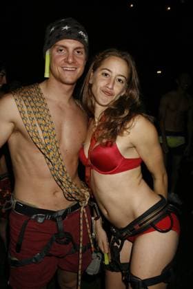 December 14, 2006 - Westwood, CA, U.S. - 13 December 2006 - Westwood, California - UCLA students participate in the Undie Run . Over five thousand University of California - Los Angeles students run through the streets in their underwear to ensure good grades on their final exams. Photo Credit: Russ Elliot AdMedia Copyright: xRussxElliotAdmediax