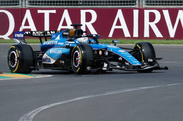 6th March 2026: Melbourne Grand Prix Circuit, Melbourne, Victoria, Australia: Formula One Australian Grand Prix, Free Practice Day; Alexander Albon of Thailand driving the 23 Atlassian Williams FW48 Mercedes AMG exits turn 1  DavidxWoodley Content restricted for UK based newspaper