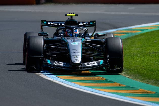 Andrea Kimi Antonelli (Mercedes-AMG Petronas F1 Team, Italien, 12) im F1 W17, AUS, Formel 1 Weltmeisterschaft, Australian Grand Prix, Albert Park Circuit, Melbourne, Freies Training, Saison 2026, 06.03.2026 AUS, Formel 1 Weltmeisterschaft, Australian Grand Prix, Albert Park Circuit, Melbourne, Freies Training, Saison 2026, 06.03.2026 Melbourne Copyright: xEibner-Pressefoto Memmlerx EP_MMR