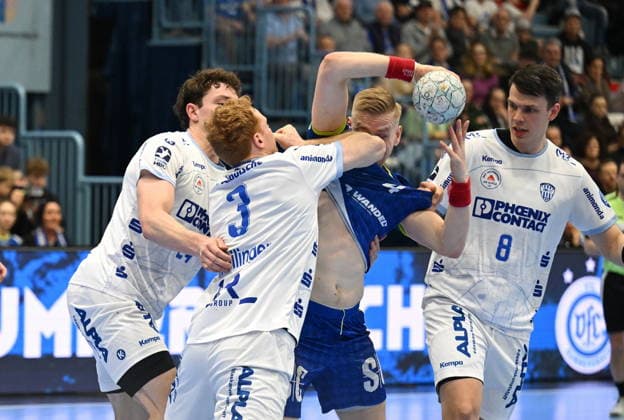 Sport Bilder des Tages Sport Bilder des Tages RECORD DATE NOT STATED Dieser harte Einsatz von Nicolai Theilinger (TBV Lemgo Lippe 3) gegen Ellidi Vidarsson (VfL Gummersbach 4) wurde mit einer 2 Minuten Strafzeit geahndet VfL Gummersbach vs. TBV Lemgo Lippe, Handball, Daikin 1. Bundesliga, 24. Spieltag, Spielzeit 2025-2026, Schwalbe Arena Gummersbach, 05.03.2026 VfL Gummersbach vs. TBV Lemgo Lippe, Handball, Daikin 1. Bundesliga, 24. Spieltag, Spielzeit 2025-2026, Schwalbe Arena Gummersbach, 05.03.2026 Gummersbach Copyright: xEibner-Pressefoto JuergenxAugstx EP_JAT