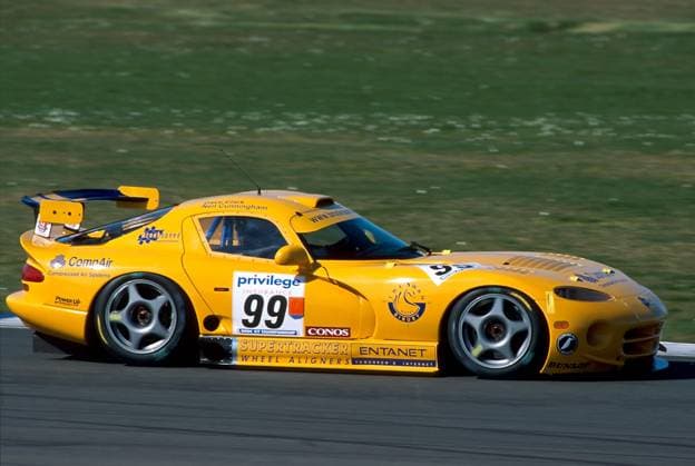 David Clark (GBR) Neil Cunningham (NZL) Brookspeed Chrysler Viper GTS-R...British GT Championship, Silverstone, England, 28 March 1999. Copyright: xSuttonxMotorsportsx