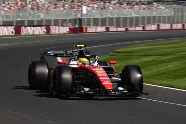 2026 AUSTRALIAN F1 GRAND PRIX, Lewis Hamilton of Ferrari during a Free Practice Session Two as part of the 2026 Australian Grand Prix at Albert Park Circuit in Melbourne, Friday, March 6, 2026. ( NO ARCHIVING, EDITORIAL USE ONLY MELBOURNE VICTORIA AUSTRALIA  Copyright: xJOELxCARRETTx 20260306169022191117