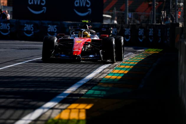 F1 - AUSTRALIAN GRAND PRIX 2026 44 HAMILTON Lewis (gbr), Scuderia Ferrari SF-26, action during the Formula 1 Qatar Airways Australian Grand Prix 2026, 1st round of the 2026 Formula One World Championship, WM, Weltmeisterschaft from March 6 to 8, 2026 on the Albert Park Circuit, in Melbourne, Australia - MelbourneAustralia  Copyright: xJulienxDelfossex