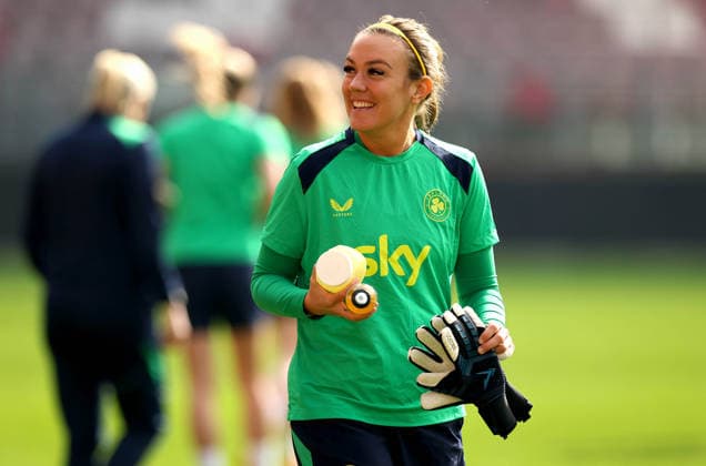 Republic of Ireland WNT Squad Training, Stadion Galgenwaard, Utrecht, Netherlands 6 3 2026 Goalkeeper Grace Moloney Grace Moloney 6 3 2026  Copyright: x INPHO RyanxByrnex RB1_9421