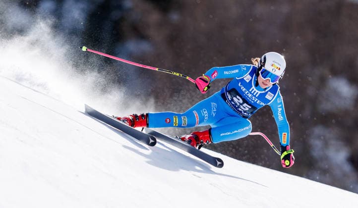 ALPINE SKIING - FIS WC Val di Fassa VAL DI FASSA,ITALY,06.MAR.26 - ALPINE SKIING - FIS World Cup, downhill, ladies. Image shows Nadia Delago (ITA).  GEPAxpictures xHaraldxSteiner