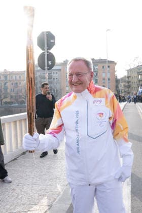 Paralympic Torch Relay - Millano Cortina 2026 Winter Paralympics: Day 0 Opening Ceremony - Milano Cortina 2026 Winter Paralympics: Day 0 Verona VERONA, ITALY - MARCH 6: Paralympic Torch Relay BEUCHER, Friedhelm-Julius (NPC Germany) is carrying the Paralympic flame Impressions of the Paralympic Torch Relay on day zero of the Milano Cortina 2026 Winter Paralympics at Verona on March 6, 2026 in Verona, Italy (Photo by RALF KUCKUCK) Copyright 2026 Ralf Kuckuck