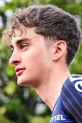 French Paul Seixas of Decathlon CMA CGM Team pictured during the team presentations ahead of the Strade Bianche one day cycling race from and to Siena, Italy, Friday 06 March 2026. DIRKxWAEM  x166661740x