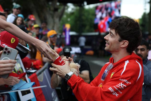 16 Charles Leclerc (MCO) Scuderia Ferrari HP (ITA) Ferrari SF-2 during the Free Practices of Qatar Airways Australian Grand Prix of Formula One at the Albert Park Circuit in Melbourne on Australia on March 06, 2026 in Melbourne, Australia. (Photo by Philippe Nanchino Eurasia Images) Melbourne Albert Park Circuit Australia
