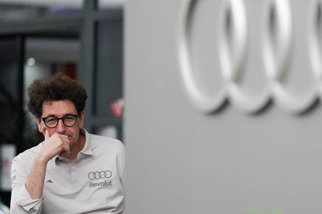 Mattia Binotto (ITA) Technical director of Audi Revolut F1 Team during the Free Practices of Qatar Airways Australian Grand Prix of Formula One at the Albert Park Circuit in Melbourne on Australia on March 06, 2026 in Melbourne, Australia. (Photo by Philippe Nanchino Eurasia Images) Melbourne Albert Park Circuit Australia