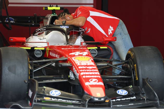 44 Lewis Hamilton (GBR) Scuderia Ferrari HP (ITA) Ferrari SF-26 during the Free Practices of Qatar Airways Australian Grand Prix of Formula One at the Albert Park Circuit in Melbourne on Australia on March 06, 2026 in Melbourne, Australia. (Photo by Philippe Nanchino Eurasia Images) Melbourne Albert Park Circuit Australia