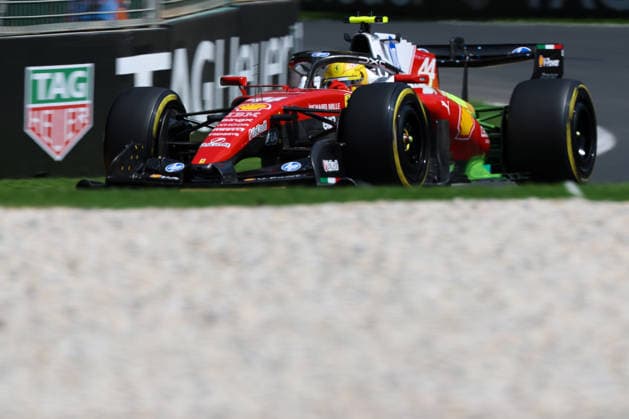 44 Lewis Hamilton (GBR) Scuderia Ferrari HP (ITA) Ferrari SF-26 during the Free Practices of Qatar Airways Australian Grand Prix of Formula One at the Albert Park Circuit in Melbourne on Australia on March 06, 2026 in Melbourne, Australia. (Photo by Philippe Nanchino Eurasia Images) Melbourne Albert Park Circuit Australia