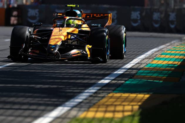 1 Lando Norris (GBR) McLaren Mastercard F1 Team (GBR) MCL40A Mercedes during the Free Practices of Qatar Airways Australian Grand Prix of Formula One at the Albert Park Circuit in Melbourne on Australia on March 06, 2026 in Melbourne, Australia. (Photo by Philippe Nanchino Eurasia Images) Melbourne Albert Park Circuit Australia