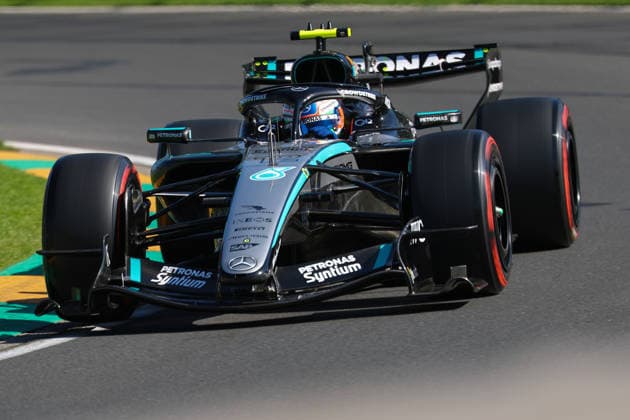 12 Andrea Kimi Antonelli (ITA) Mercedes-AMG PETRONAS Formula One Team (DEU) Mercedes-AMG F1 W17 E Performance during the Free Practices of Qatar Airways Australian Grand Prix of Formula One at the Albert Park Circuit in Melbourne on Australia on March 06, 2026 in Melbourne, Australia. (Photo by Philippe Nanchino Eurasia Images) Melbourne Albert Park Circuit Australia