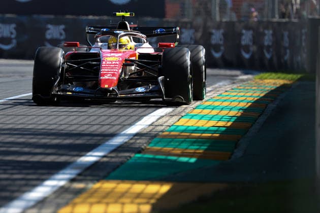 44 Lewis Hamilton (GBR) Scuderia Ferrari HP (ITA) Ferrari SF-26 during the Free Practices of Qatar Airways Australian Grand Prix of Formula One at the Albert Park Circuit in Melbourne on Australia on March 06, 2026 in Melbourne, Australia. (Photo by Philippe Nanchino Eurasia Images) Melbourne Albert Park Circuit Australia